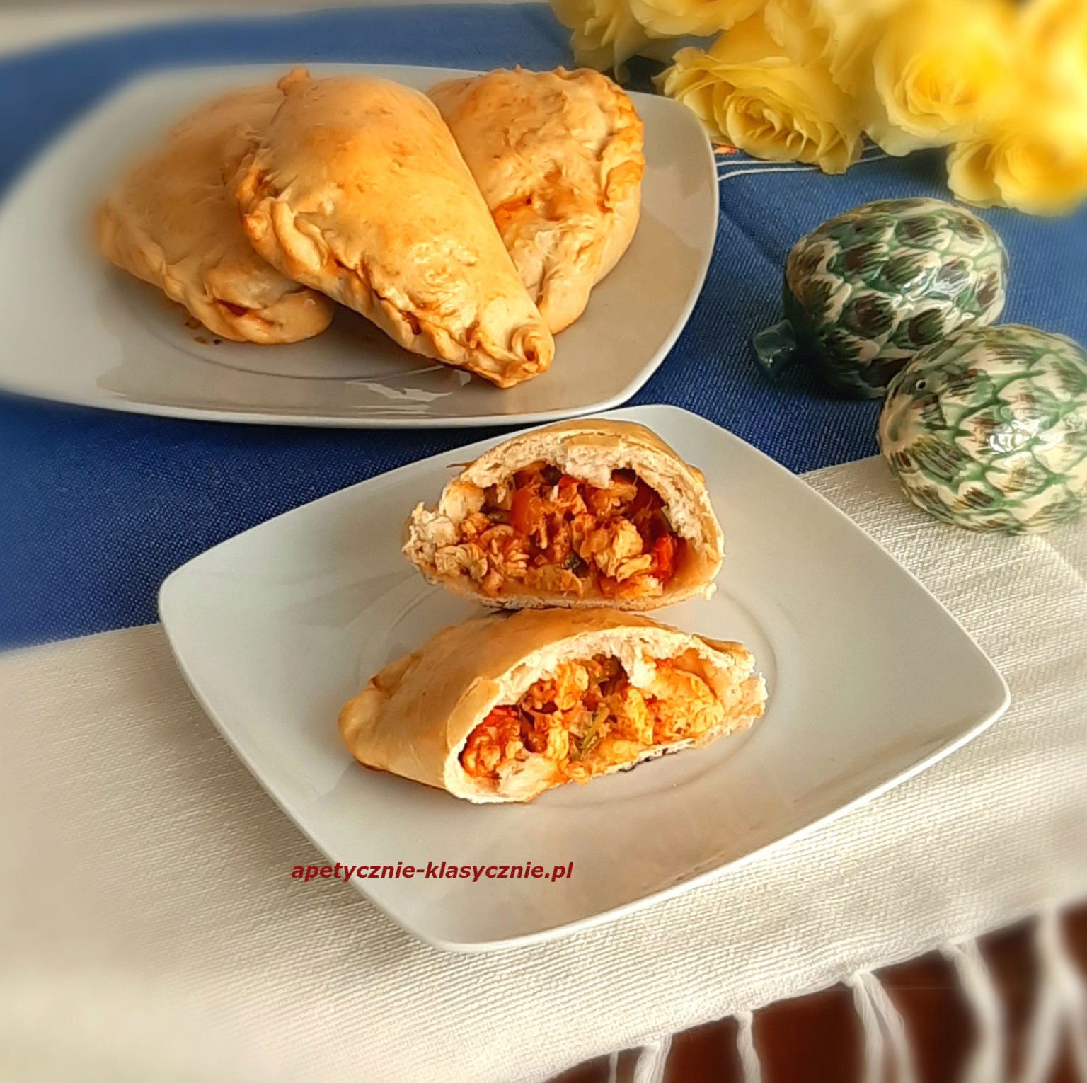 CALZONE Z KURCZAKIEM apetycznieklasycznie